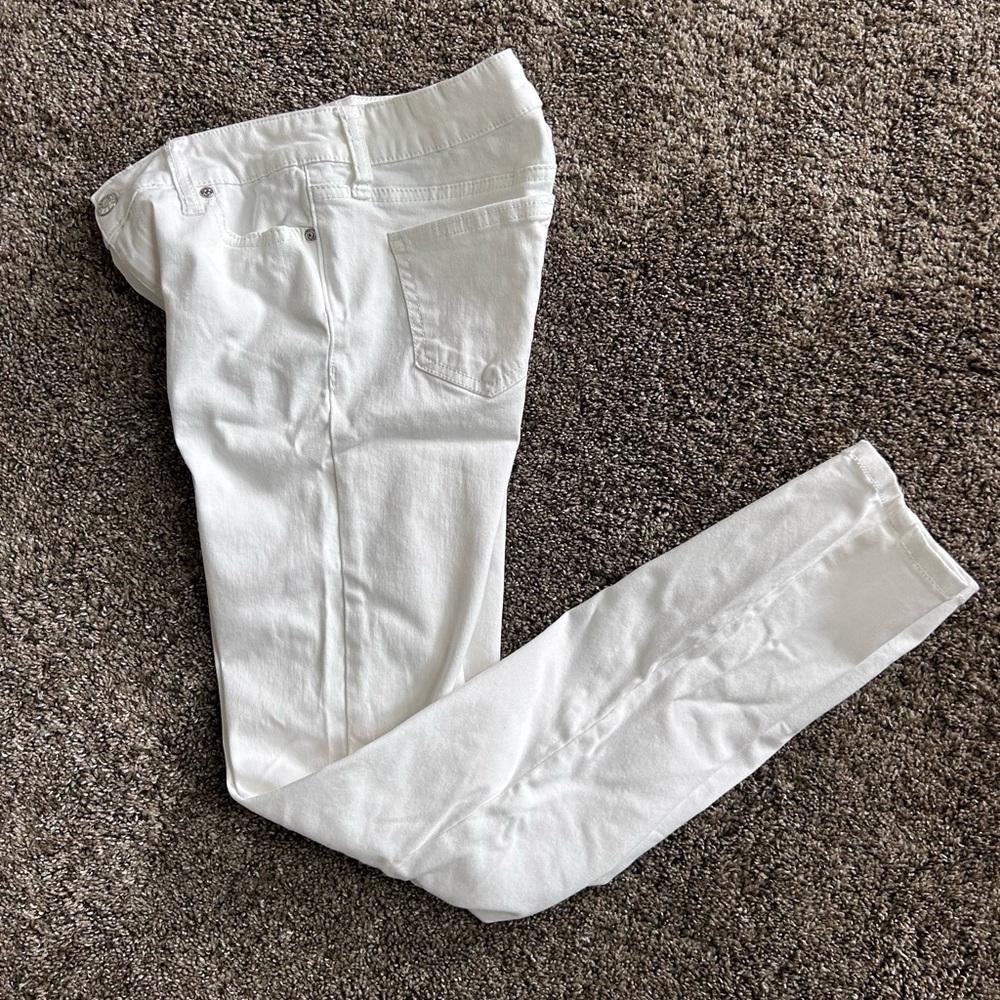 Celebrity Pink White Girls Skinny Jeans Size 12